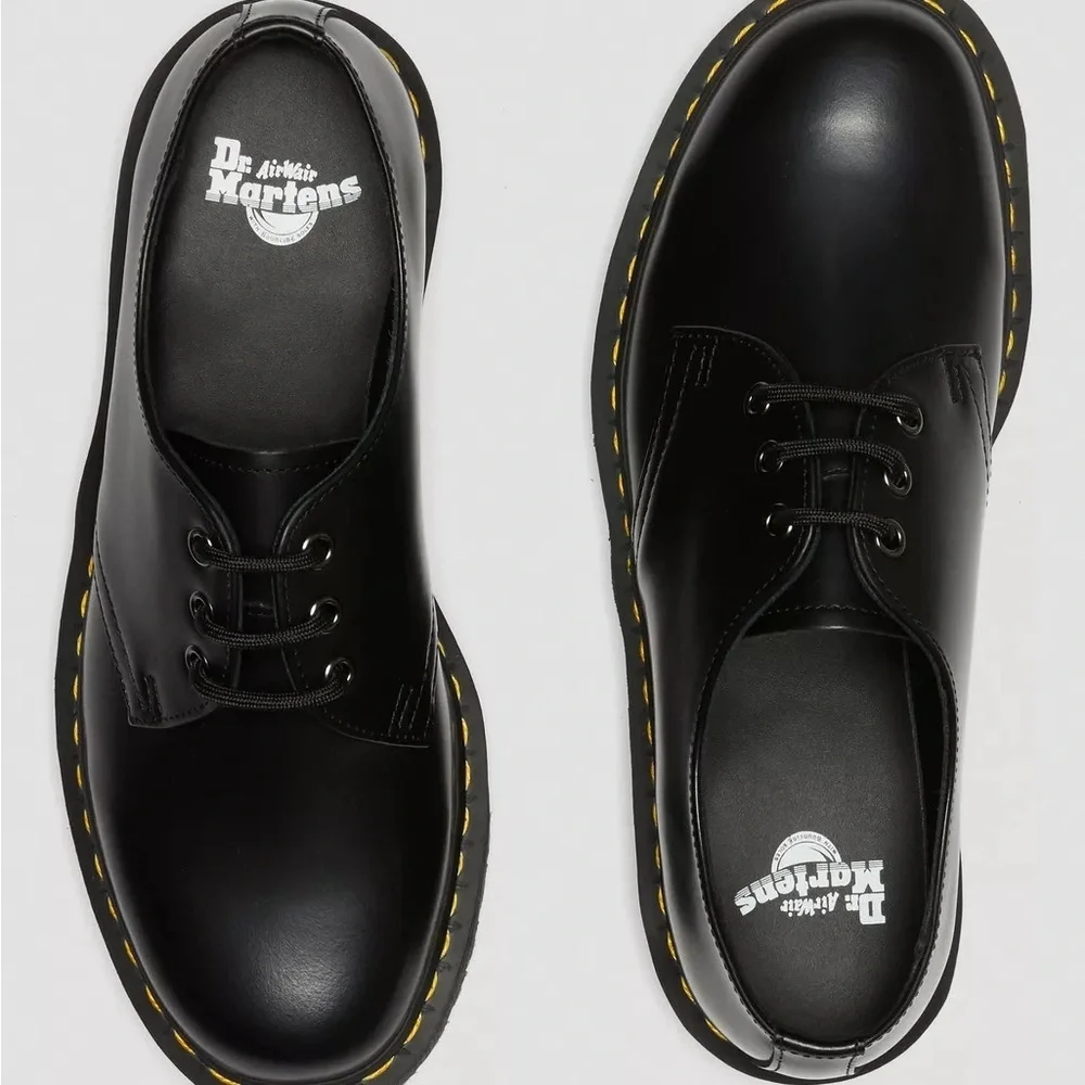 Dr. Martens 1461 Quad Smooth Leather Platform Shoes Unisex